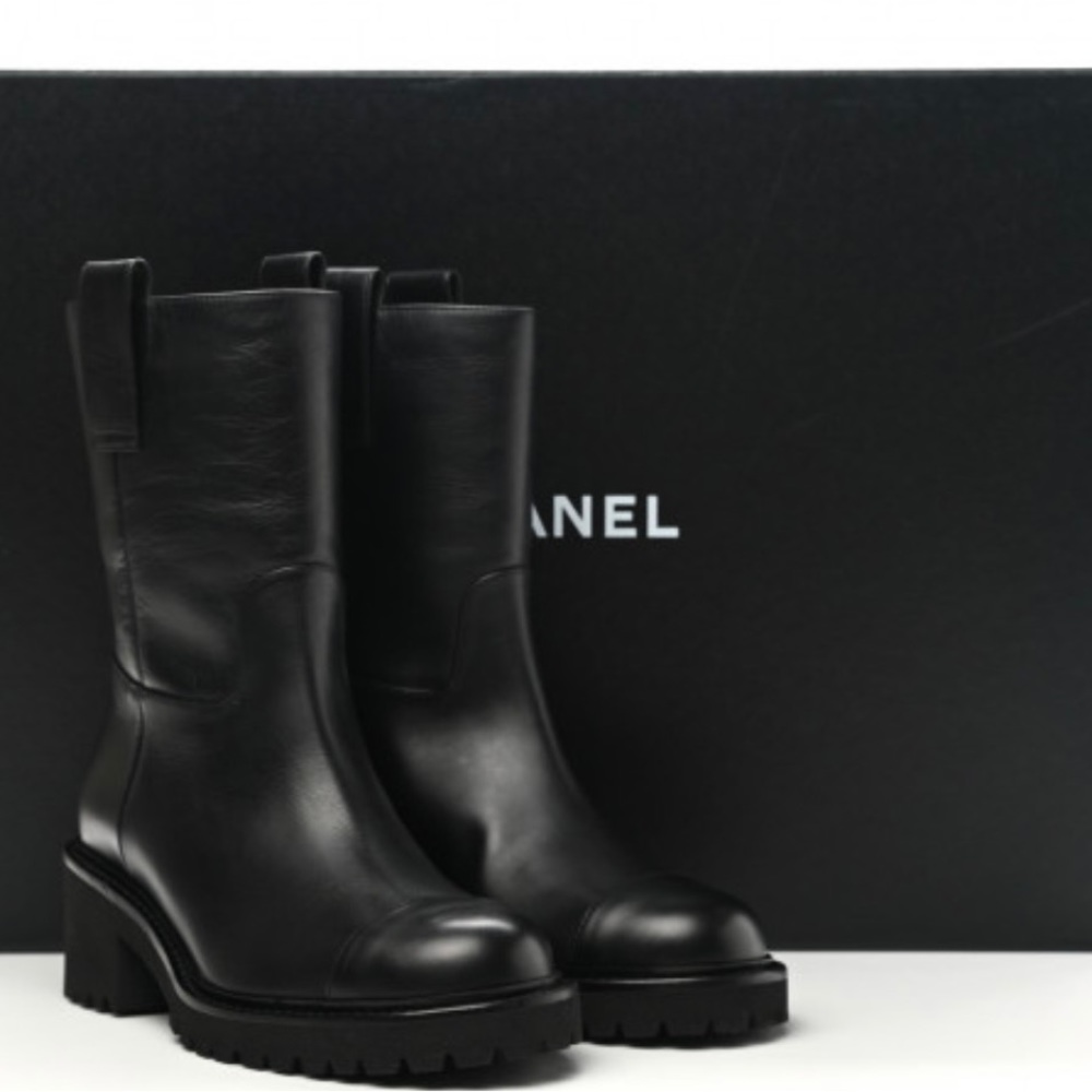 Brand New In Box Chanel CC Boots size 36.5